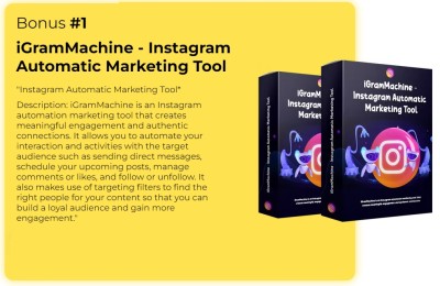 ShortsAI Bonus: iGramMachine - Instagram Automatic Marketing Tool