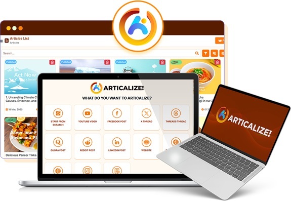Articalize Software  curates and writes  content